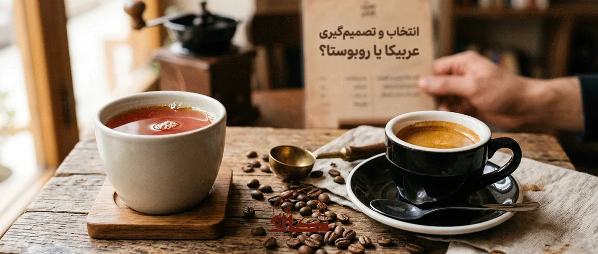 Choosing the type of coffee bean based on taste and the intended beverage