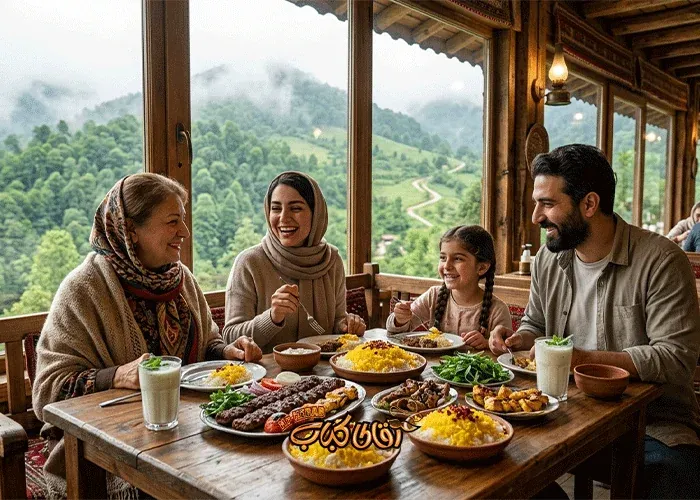 A cozy and secluded restaurant