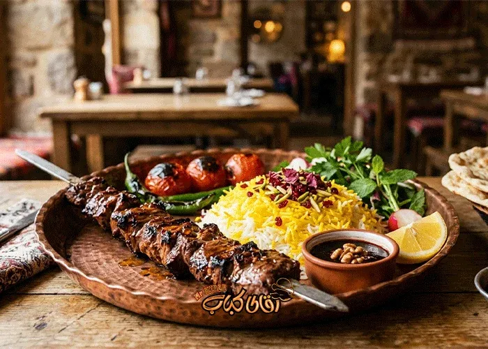 Authentic Gilani Kabab Torsh served at Mr. Kabab Restaurant.