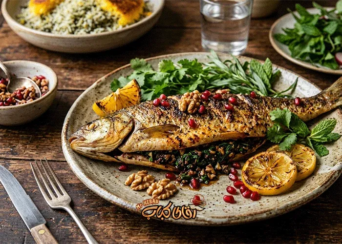 Stuffed fish: one of the traditional flavors of the Northern Iranian table.