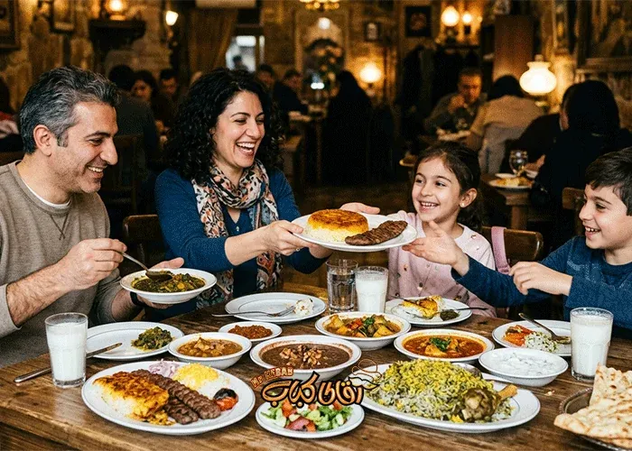 A family dining experience featuring a diverse Gilani menu.