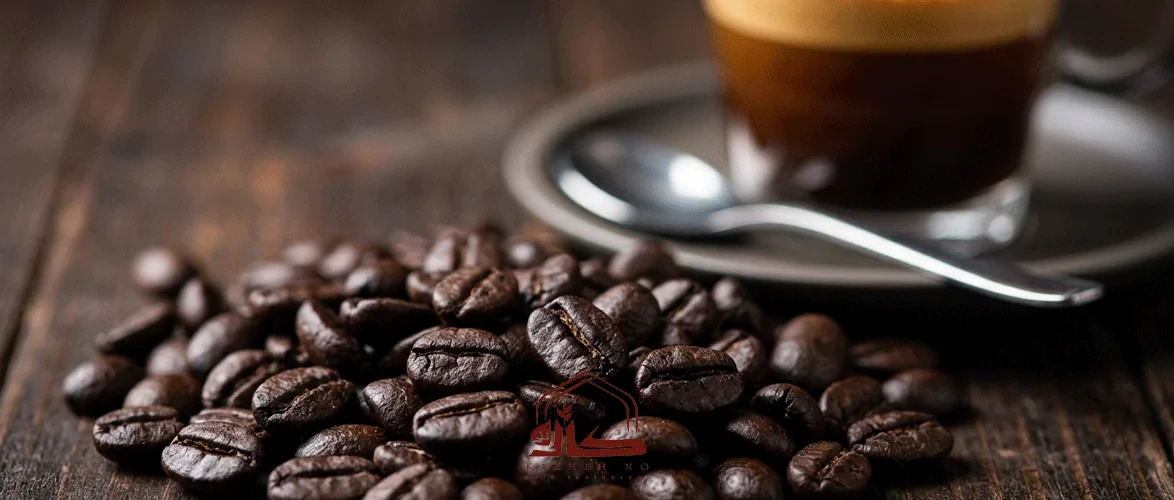 Robusta coffee beans with a strong flavor and high caffeine content