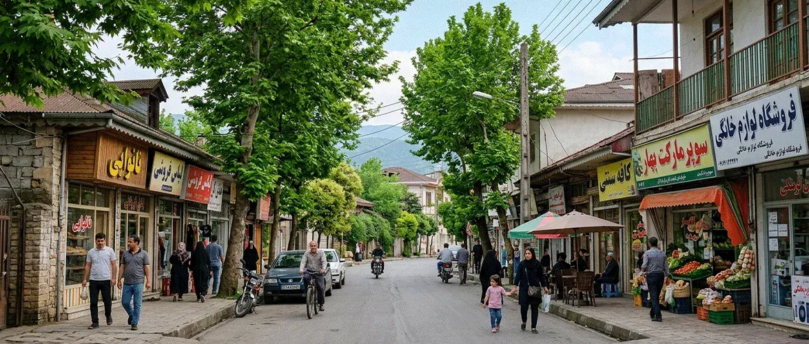 The Langarud road en route to Chamkhaleh