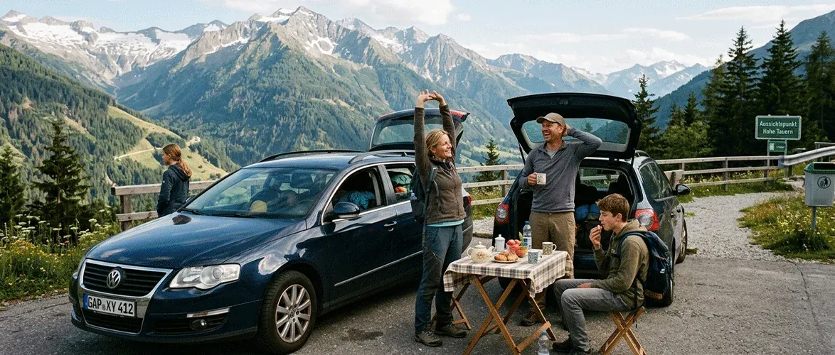 A rest stop on the drive from Tehran to Chamkhaleh.